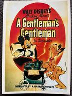 Postkaart Disney Mickey Mouse 'A Gentleman's Gentleman', Verzenden, Mickey Mouse, Zo goed als nieuw, Plaatje of Poster