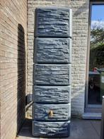 Regenton Slim Stone 300 liter met kraantje (4rain), Jardin & Terrasse, Barils de pluie, Avec robinet, Synthétique, Enlèvement