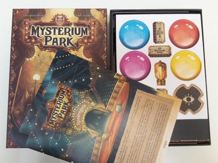 Nieuw spel Mysterium Park, 2-6 spelers, 10+, + 1 gratis demo, Hobby en Vrije tijd, Gezelschapsspellen | Bordspellen, Nieuw, Ophalen of Verzenden