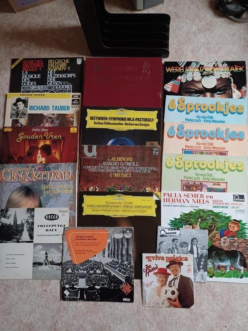Reeks vinyl platen klassiek, sprookjes en andere, CD & DVD, Vinyles | Classique, Utilisé, Enlèvement
