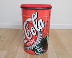 Coca cola ton, XL blik zitkruk met opslag, Ophalen, Gebruikt, Gebruiksvoorwerp