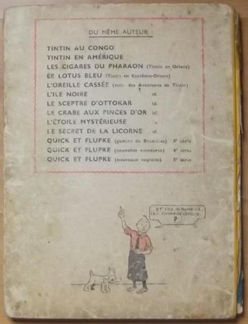 "TINTIN" L'oreille cassée, Une BD, Enlèvement ou Envoi, Utilisé, Hergé.