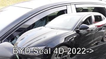 Zijwindschermen dark donker zwart pasvorm alle merken model beschikbaar voor biedingen
