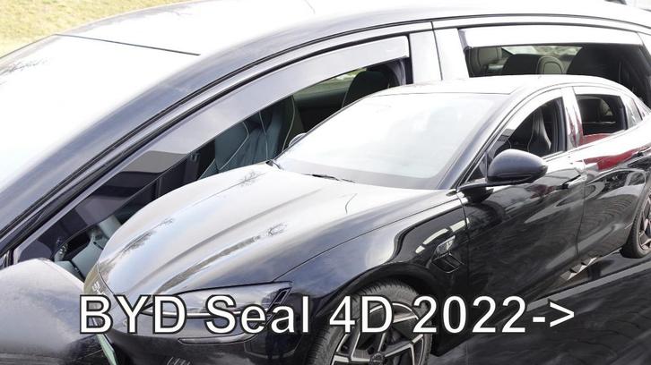 Zijwindschermen dark donker zwart pasvorm alle merken model, Auto diversen, Tuning en Styling, Ophalen of Verzenden