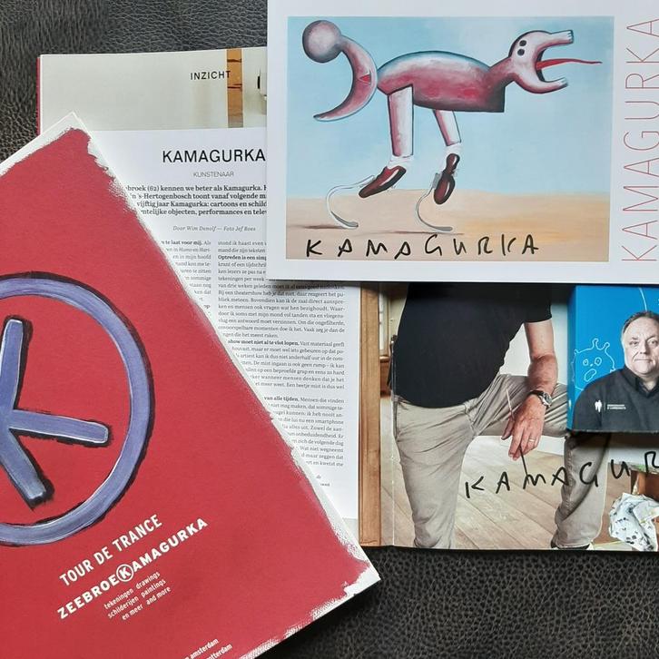 Kamagurka (gesigneerd), Boeken, Kunst en Cultuur | Beeldend, Zo goed als nieuw, Schilder- en Tekenkunst, Ophalen of Verzenden