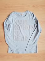 Lichtblauwe longsleeve - Miss Grant - maat 134-140, Gebruikt, Meisje, Ophalen of Verzenden, Shirt of Longsleeve