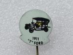 SP2105 Speldje 1911 T Ford geel, Verzamelen, Speldjes, Pins en Buttons, Gebruikt, Ophalen of Verzenden