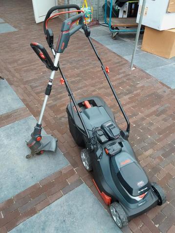 Alko 322 LI Easy accumaaier ACTIE gratis trimmer, Tuin en Terras, Grasmaaiers, Ophalen, Cirkelmaaier, Accu-grasmaaier, Zo goed als nieuw