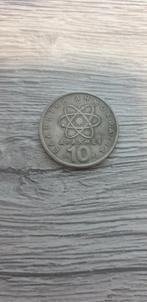 Munt van 10 drachme Griekenland — 1992 — Democritus, Ophalen of Verzenden