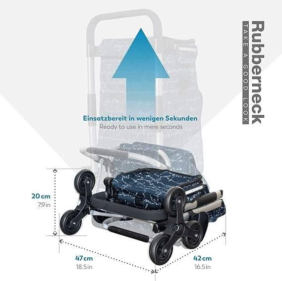 Opvouwbare Boodschappentrolley | GRATIS LEVERING, -, Verzenden, -, Nieuw