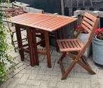 Kleine opklapbare tuintafel & 2 stoelen IKEA, Ophalen