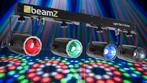 BeamZ 4-Some Lichtset 4x 57 RGBW LED's DMX, Enlèvement, Utilisé, Lumières, Commande sonore