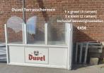4 DUVEL Terrasschermen, Enlèvement, Utilisé, Panneau, Plaque ou Plaquette publicitaire, Duvel