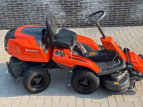 Mooie Zitmaaier Husqvarna 214 C aankoop 21, Tuin en Terras, Zitmaaiers, Zo goed als nieuw, 90 tot 120 cm, Elektrische starter