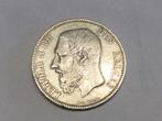 België 5 Frank 1867 met punt zilver, Postzegels en Munten, Ophalen of Verzenden, Zilver