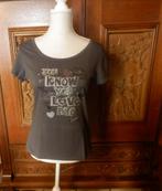 (30)- tee shirt femme t.38 gris - cache cache -, Kleding | Dames, T-shirts, Maat 38/40 (M), Cache-cache, Ophalen of Verzenden
