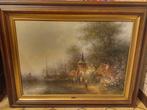 Gesigneerd schilderij van Gerrit (Gerard) Nijland, Antiek en Kunst, Ophalen