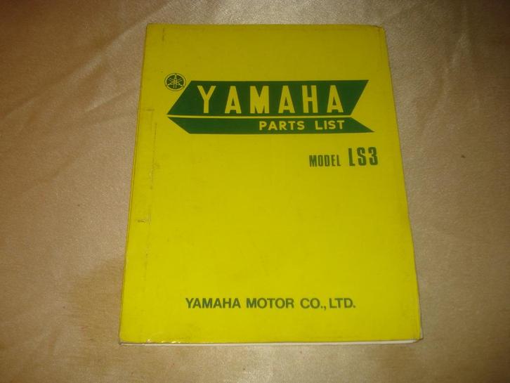 YAMAHA Model LS3 Ancien Catalogue des Pièces, Motoren, Handleidingen en Instructieboekjes, Yamaha, Ophalen of Verzenden