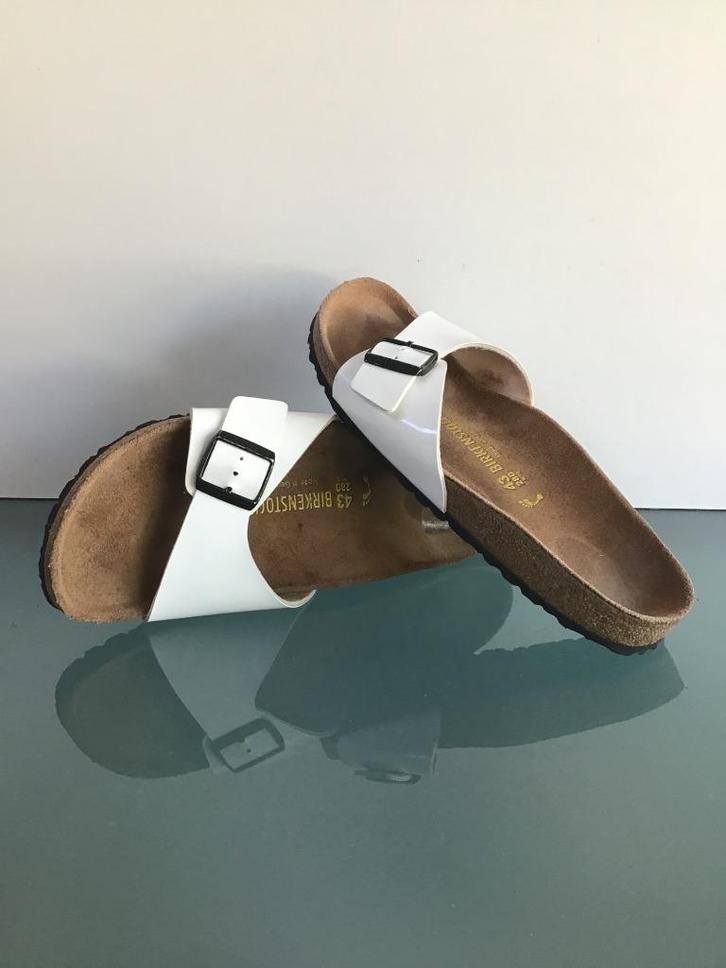 Gratis Verzenden | Birkenstock nieuwe witte slippers 43, Kleding | Dames, Schoenen, Nieuw, Slippers, Wit, Verzenden