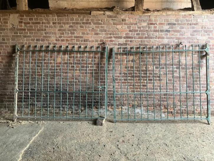 HEK 4M ANTIEK, Tuin en Terras, Tuinpoorten, Gebruikt, Draaipoort, IJzer, 150 tot 200 cm, 200 cm of meer, Ophalen