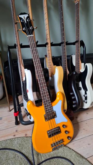 Epiphone Newport basgitaar met nieuwe flats! beschikbaar voor biedingen