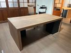 Houten eiken bureau, Huis en Inrichting, Bureaus, Ophalen, Zo goed als nieuw, Bureau