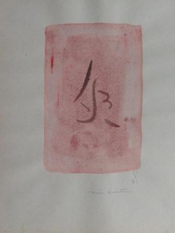 René Guiètte  1893 - 1976  Abstracte Compositie beschikbaar voor biedingen