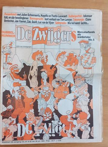 De Zwijger 1983 Hugoké Jan Vanriet Tom Lanoye Schoenaerts  beschikbaar voor biedingen