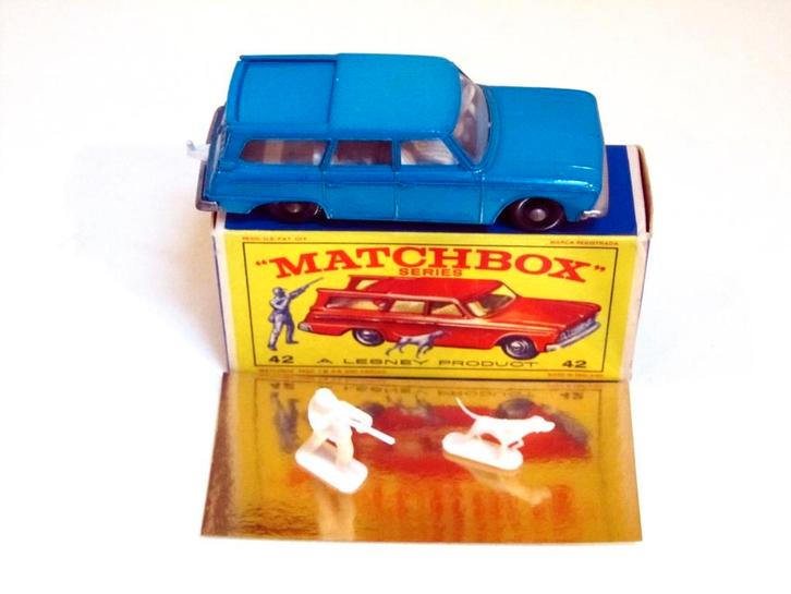 Rare Studebaker Lark Wagonaire 42b (1965) Lesney Matchbox RW, Hobby & Loisirs créatifs, Voitures miniatures | 1:87, Neuf, Voiture