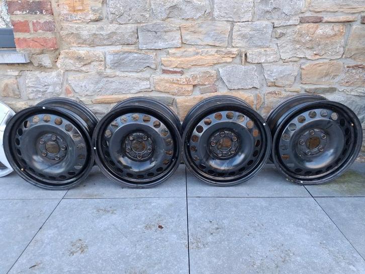 4 jantes en acier 16" pour Mercedes en excellent état., Auto-onderdelen, Banden en Velgen, Velg(en), Ophalen
