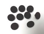 9 boutons à coudre Burberry noirs recouverts de tissu 11.5mm, Ophalen of Verzenden, Gebruikt, Knoop of Knopen