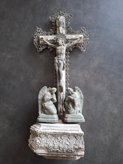 Antiek kruisbeeld, Antiek en Kunst, Antiek | Religieuze voorwerpen, Ophalen