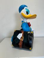 Statue Disney Donald Duck avec valise, Comme neuf, Donald Duck, Statue ou Figurine, Enlèvement ou Envoi