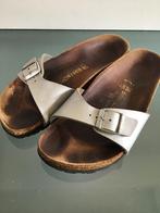 Gratis Verzenden | Birkenstock Madrid zilveren slippers 38, Slippers, Overige kleuren, Verzenden, Zo goed als nieuw