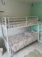 All-in Stapelbed - frame metaal wit gelakt + 2 matrassen, Huis en Inrichting, Ophalen, 160 tot 180 cm, Tweepersoons, 200 cm