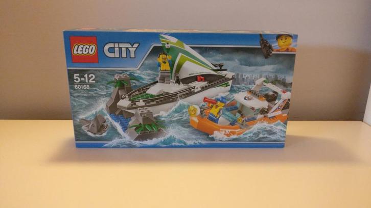 Lego City 60168 Zeilboot redding Sailboat Rescue, Kinderen en Baby's, Speelgoed | Duplo en Lego, Nieuw, Lego, Complete set, Ophalen of Verzenden