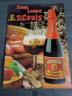 Panneau d'affichage en carton Kriek Lambic St.Louis 1984 gra, Collections, Marques de bière, Comme neuf, Enlèvement ou Envoi