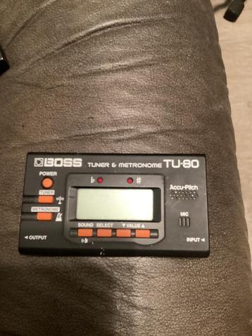 Tuner metronoom TU80  zwart 