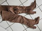 Overknee laarzen taupe., Ophalen of Verzenden, Nieuw