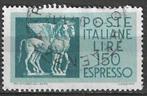 Italie 1968/1976 - Yvert 45EX - Gevleugeld paard - 150 l (ST, Timbres & Monnaies, Timbres | Europe | Italie, Envoi, Non oblitéré