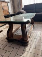 Salontafel met glas, Antiek en Kunst, Ophalen