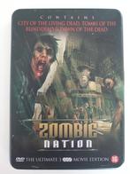 Dvdbox Zombie Nation.(3 Horrorfilms) ZELDZAAM, CD & DVD, DVD | Horreur, Comme neuf, Enlèvement ou Envoi, Vampires ou Zombies