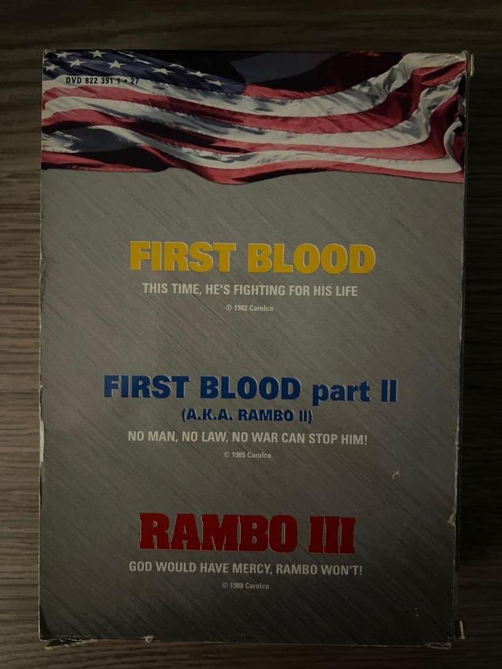 Rambo Trilogie, Cd's en Dvd's, Dvd's | Actie, Oorlog, Ophalen of Verzenden