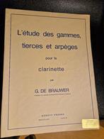 L'Etude des Gammes, Tierces et Arpèges bladmuziek, Muziek en Instrumenten, Bladmuziek, Ophalen of Verzenden, Gebruikt, Les of Cursus