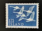 Ijsland 1956 - vogels - zwanen, Postzegels en Munten, Postzegels | Europa | Scandinavië, Ophalen of Verzenden, IJsland, Gestempeld