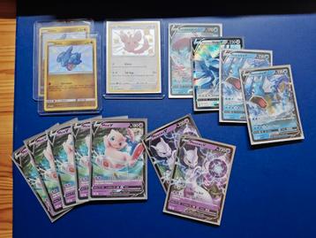 14 Pokémon kaarten aan 3 euro per stuk of 35 voor het geheel beschikbaar voor biedingen