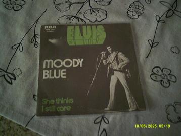Elvis ‎– Moody Blue/ vinyl juke box singel ZGST. beschikbaar voor biedingen