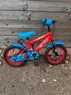 Spiderman fiets 14 inch in nieuwstaat (met zijwieltjes), Fietsen en Brommers, Ophalen, Zijwieltjes, Volare, Minder dan 16 inch