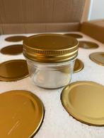 Petits pots en verre, couvercle doré, Maison & Meubles, Cuisine| Tupperware, Neuf