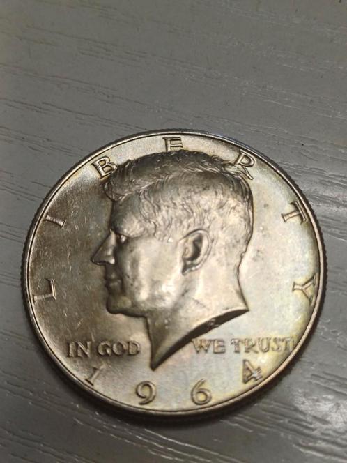 America half dollar Kennedy 1964, Postzegels en Munten, Munten | Amerika, Zilver, Ophalen